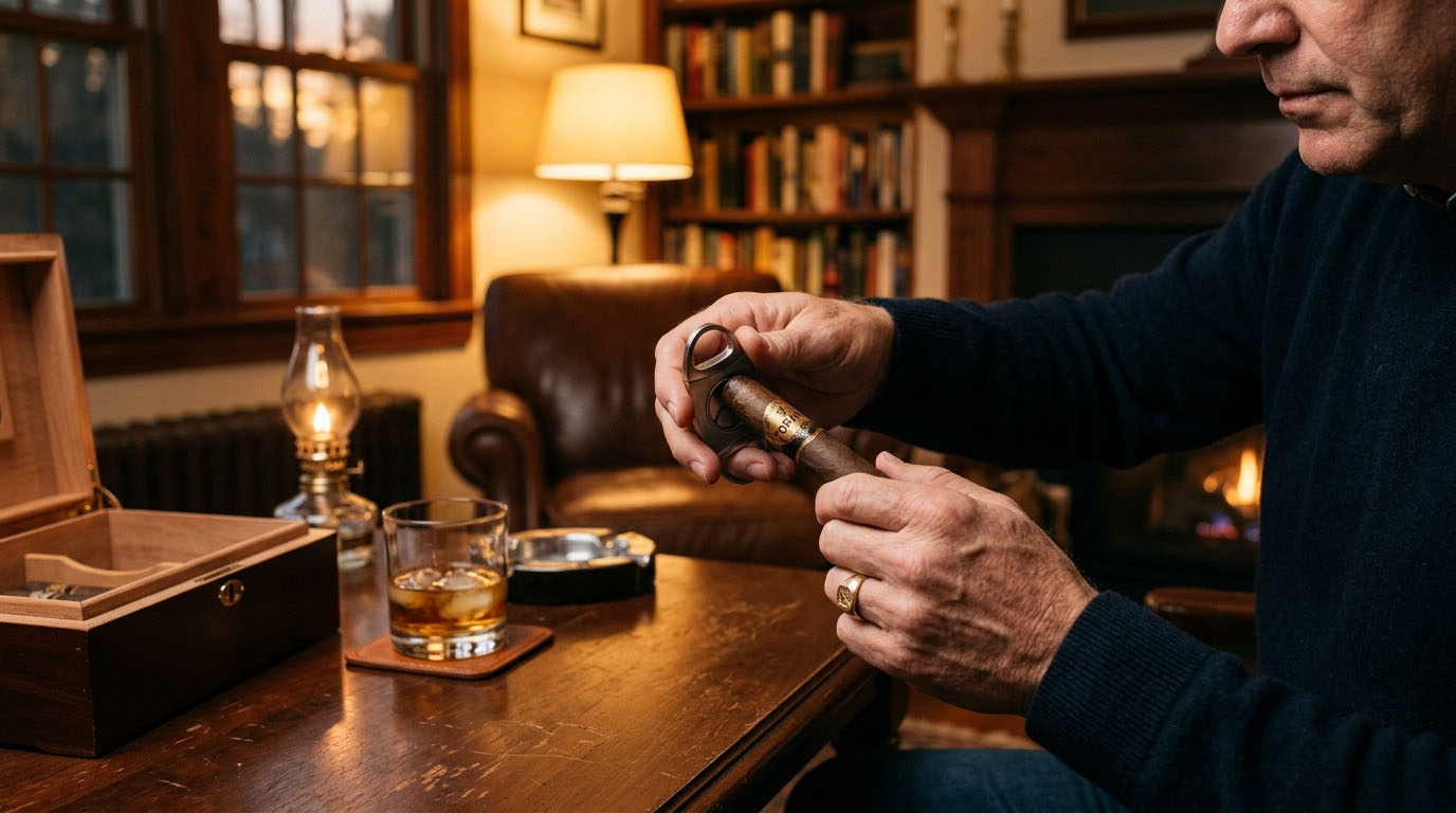 Cutting a Cigar Guide