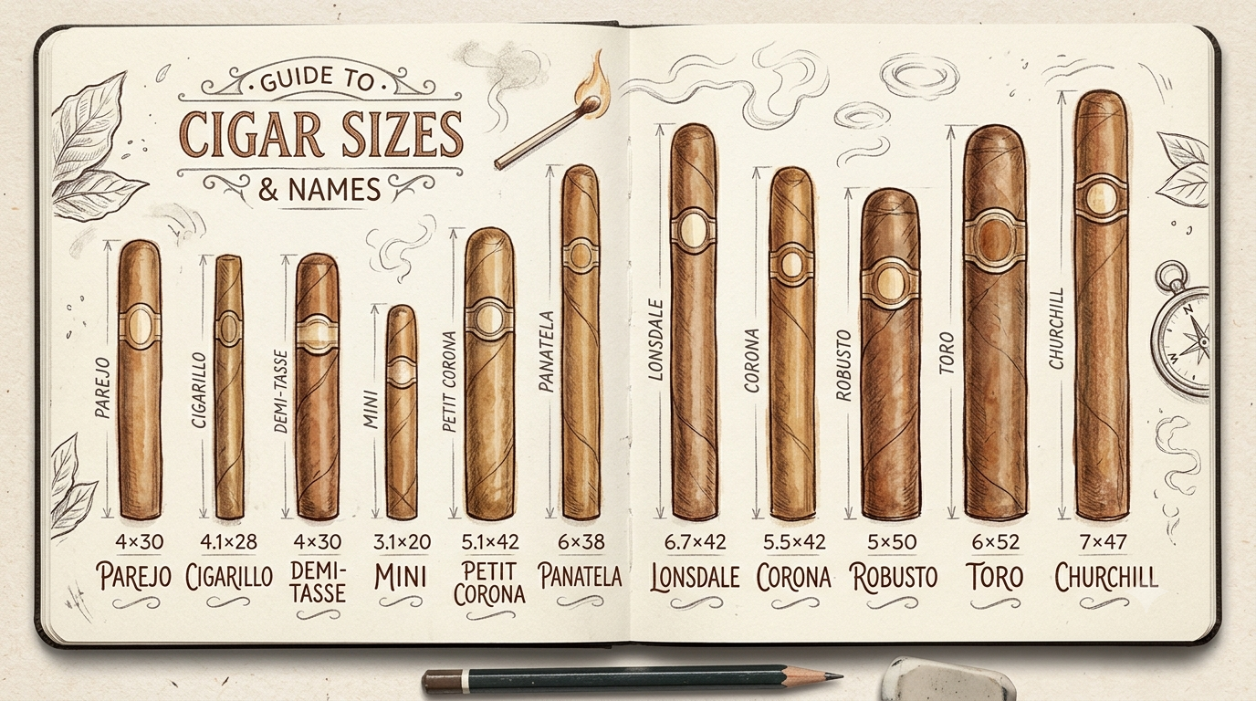 Guide to Cigar Sizes