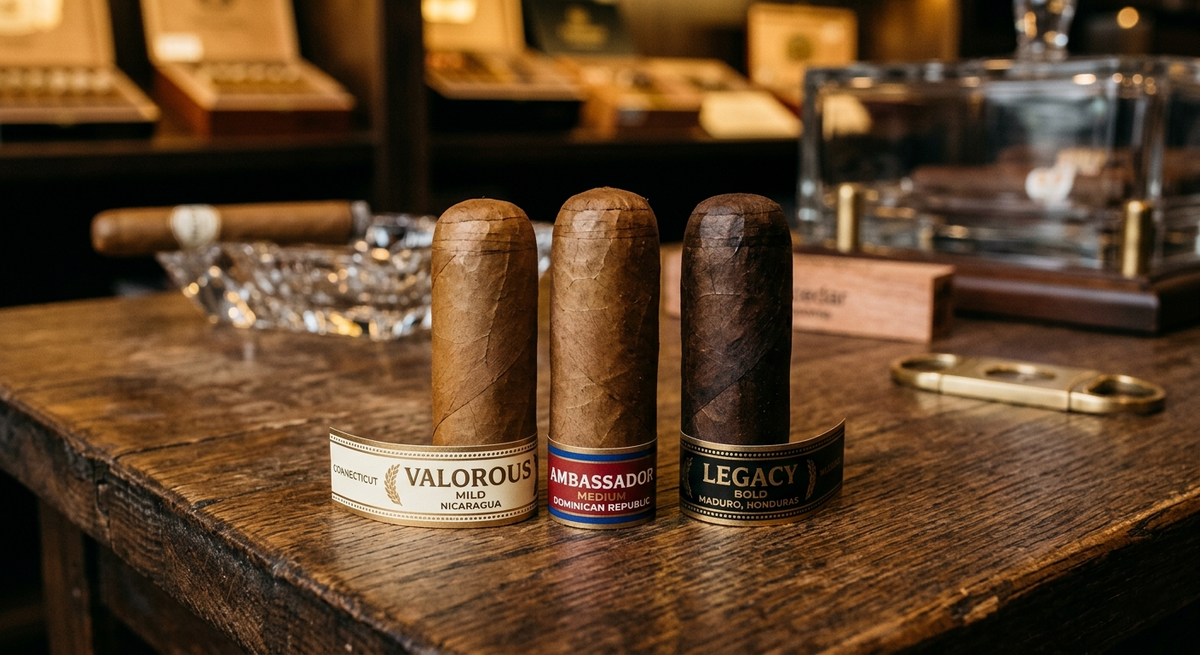 Cigar strength guide mild medium and full body cigars Santa Monica Cigars