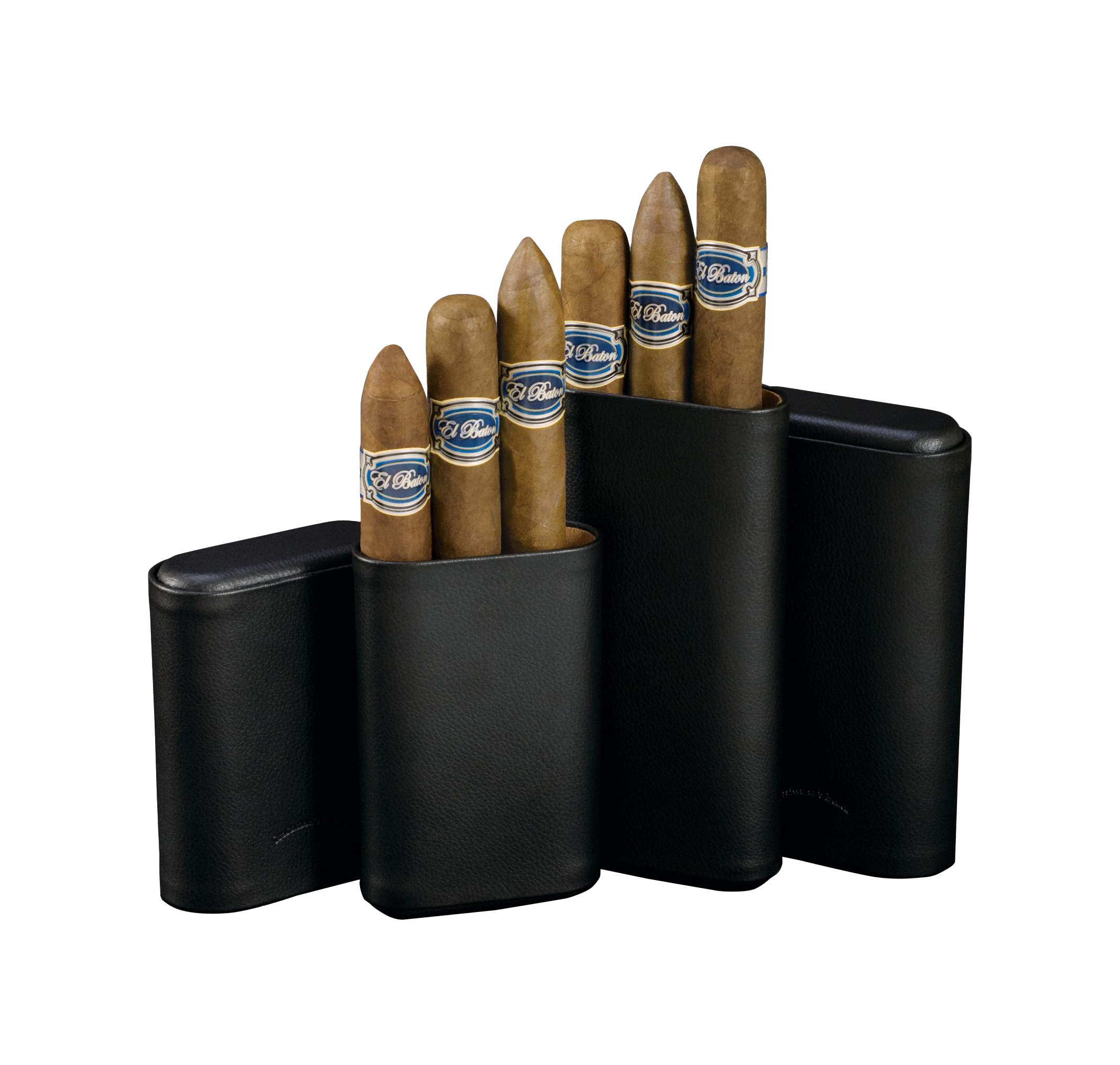 60-Ring Leather Case (Black)