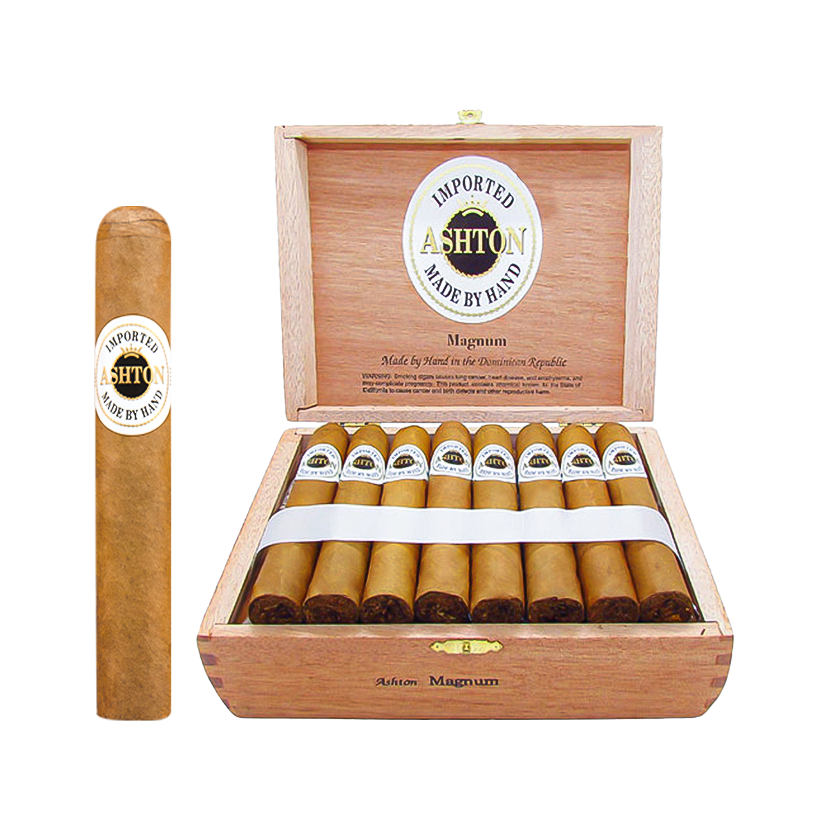 magnum tobacco Ashton Classic DOUBLE MAGNUM- Cigars Crafters Ashton Magnum Robusto | Connecticut