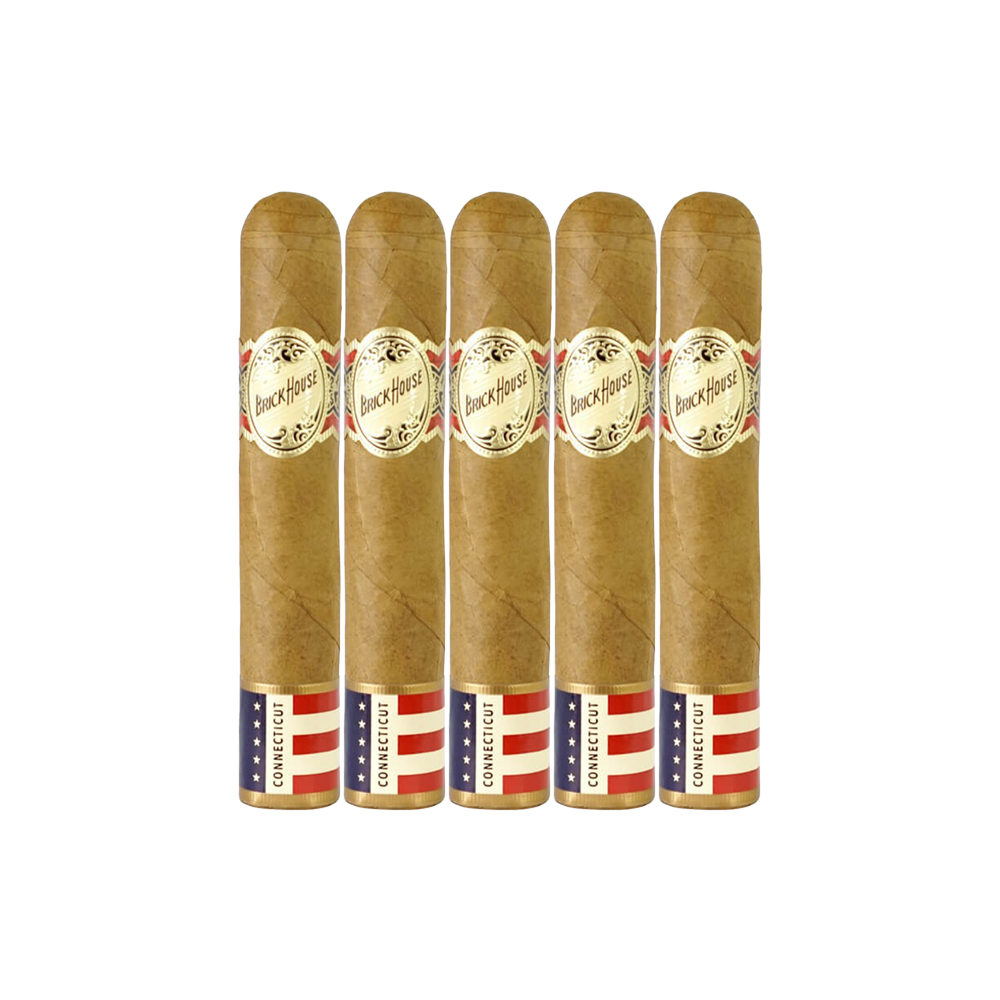 Brick House Robusto Double Connecticut cigars by J.C. Newman, handmade in Nicaragua – Santa Monica Cigars