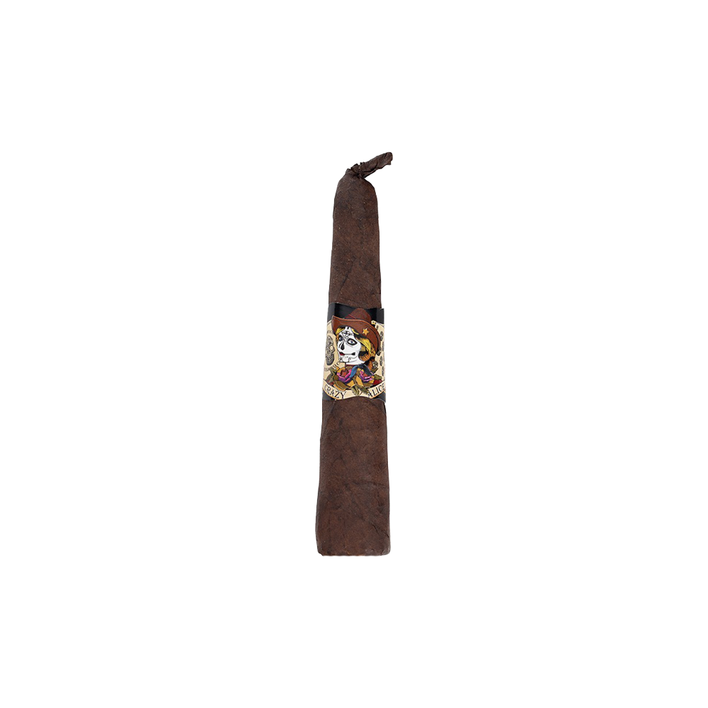 Single Deadwood Crazy Alice 4 x 52 maduro cigar by Drew Estate