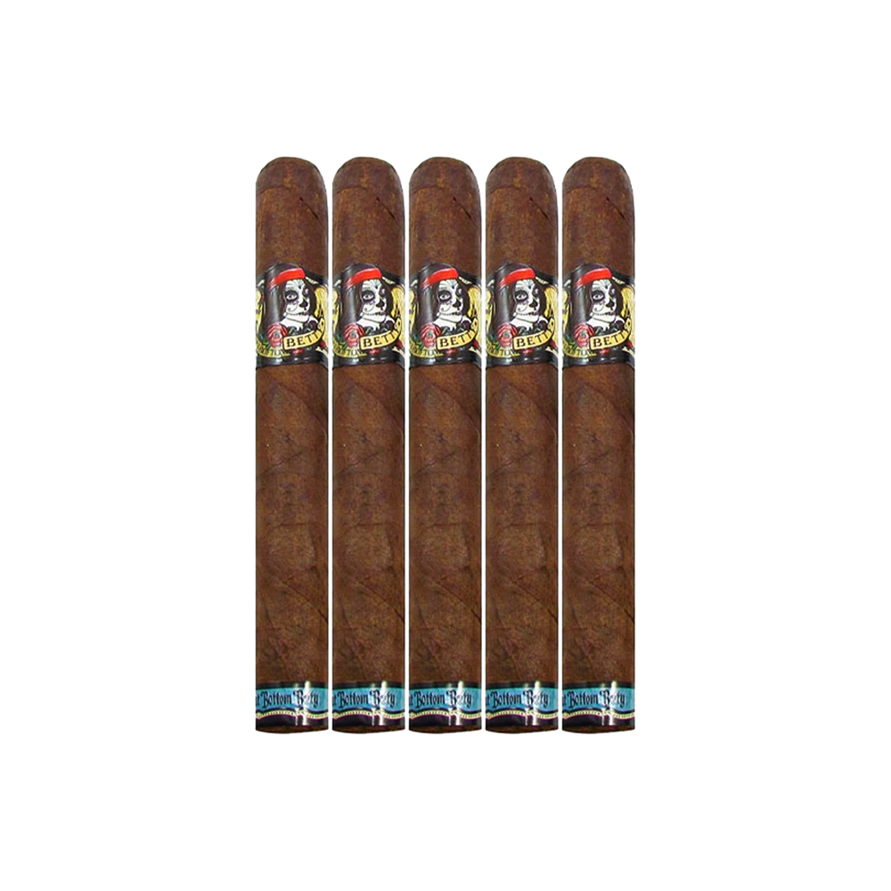 5-pack of Deadwood Fat Bottom Betty Toro 6 x 50 maduro cigars