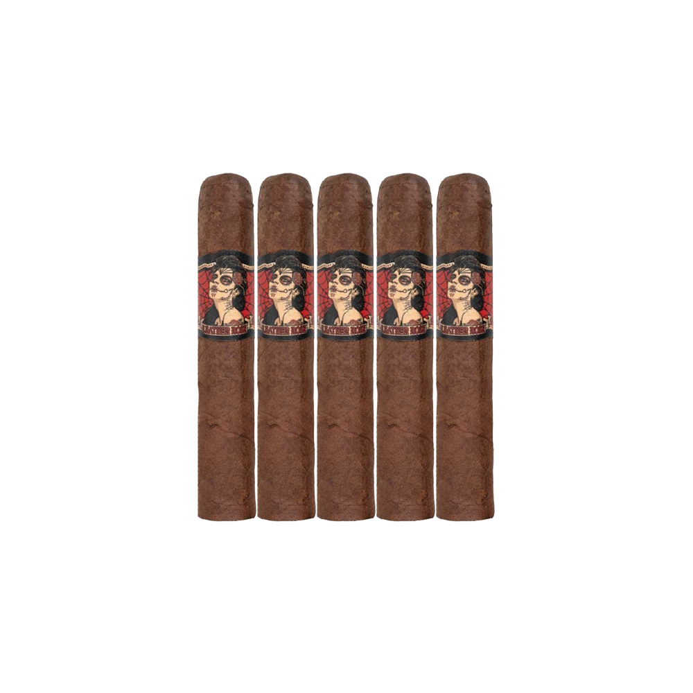 Deadwood Leather Rose Petite Corona cigar band detail