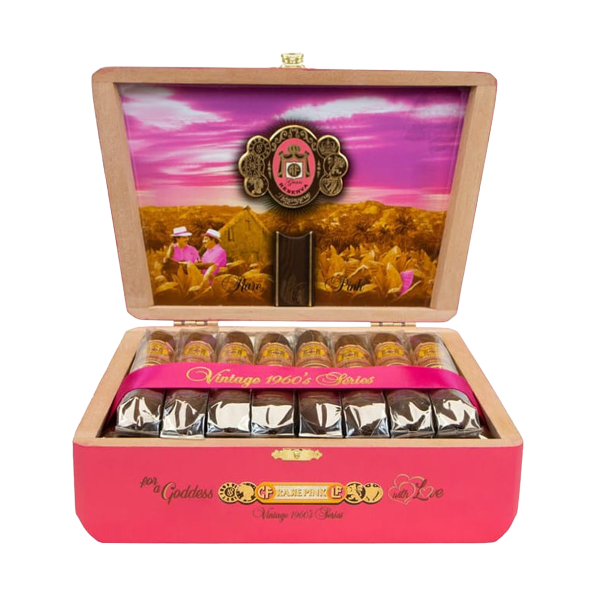 Arturo Fuente Rare Pink Vintage 1960's Series Short Story
