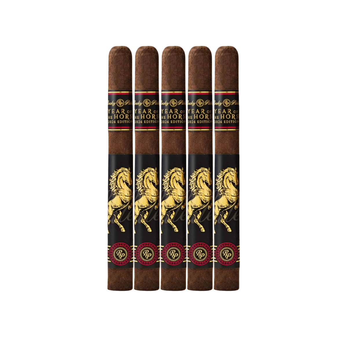 Five Rocky Patel Year of the Horse Churchill cigars