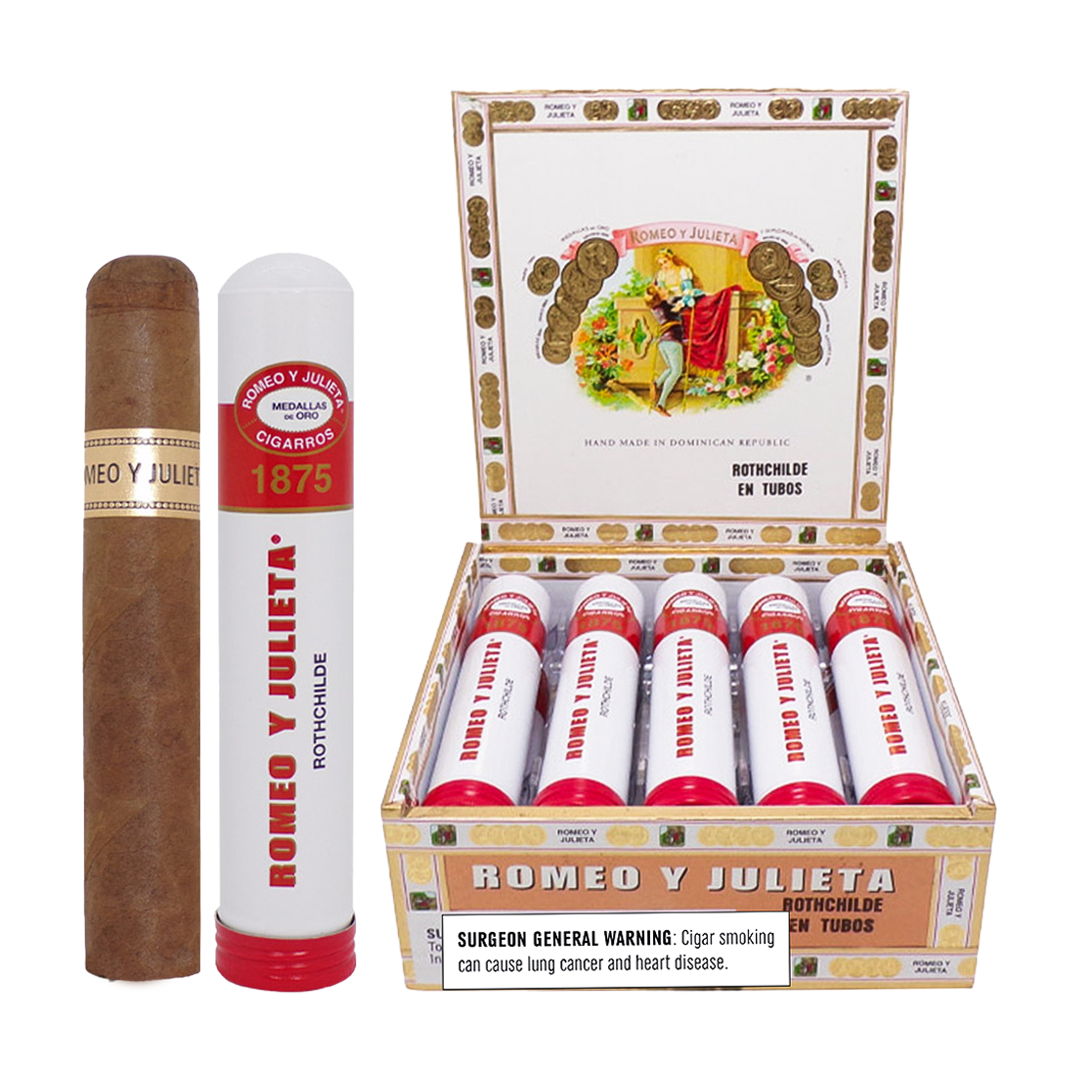 Romeo Y Julieta 1875 Rothchild En Tubos