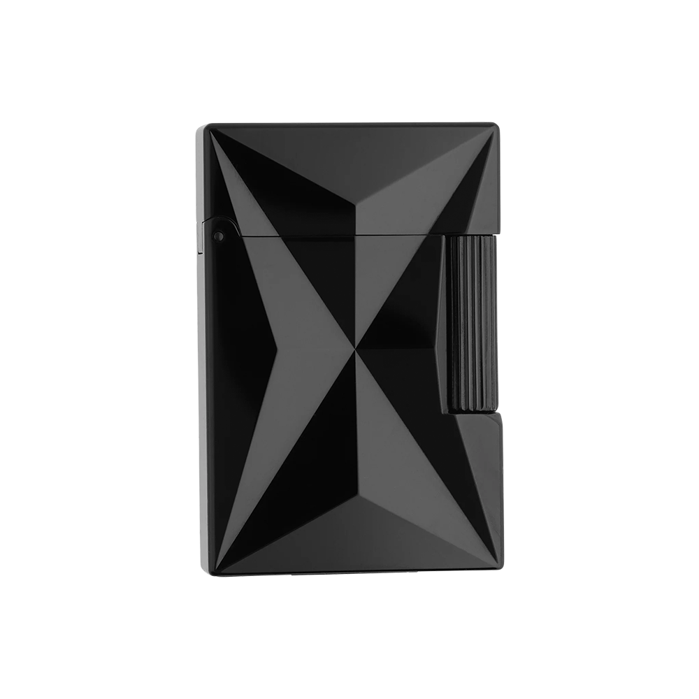 S.T. Dupont Ligne 2 Small Fire X Black Luxury Cigar Lighter with Premium French Craftsmanship
