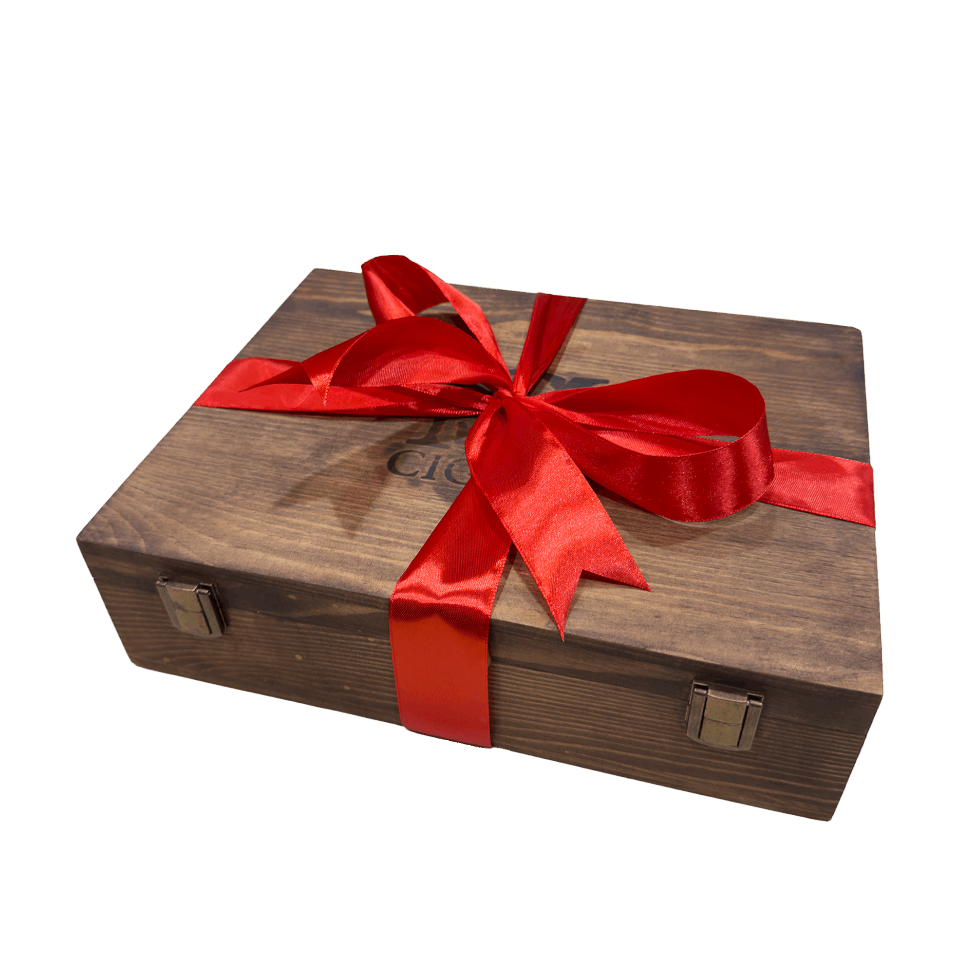 Santa Monica Cigars Gift Box with 12 premium cigars and accessories