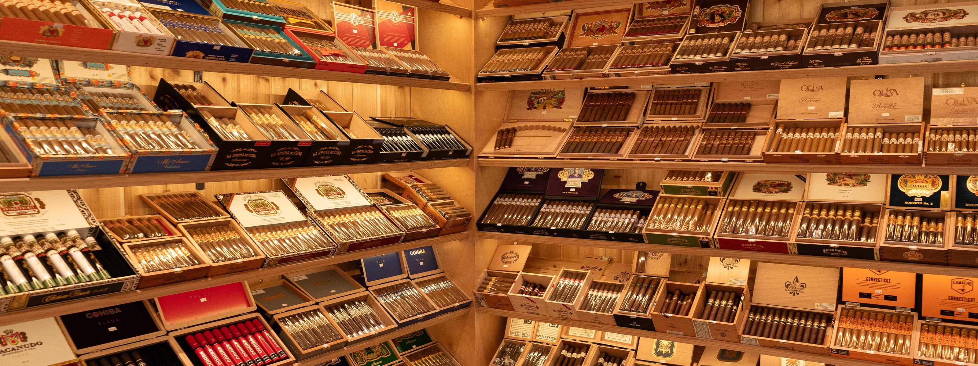 Santa Monica Cigars Walk In Humidor Banner
