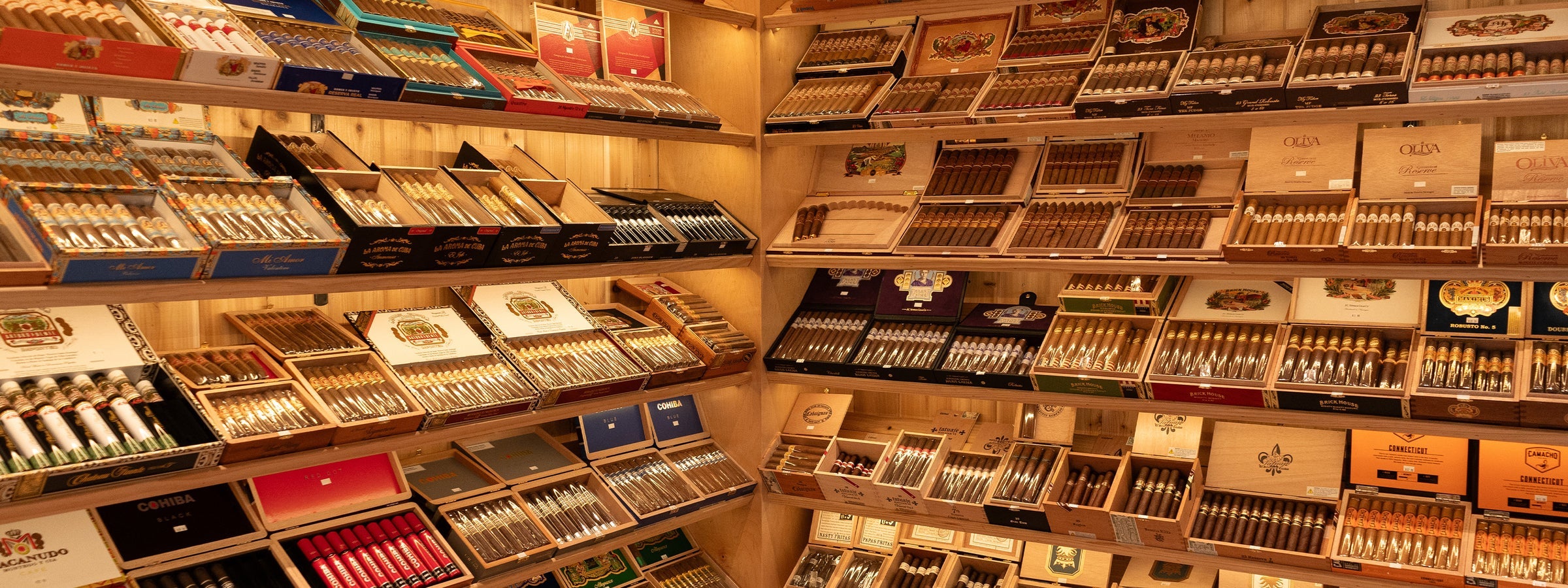 Santa Monica Cigars Walk In Humidor Banner