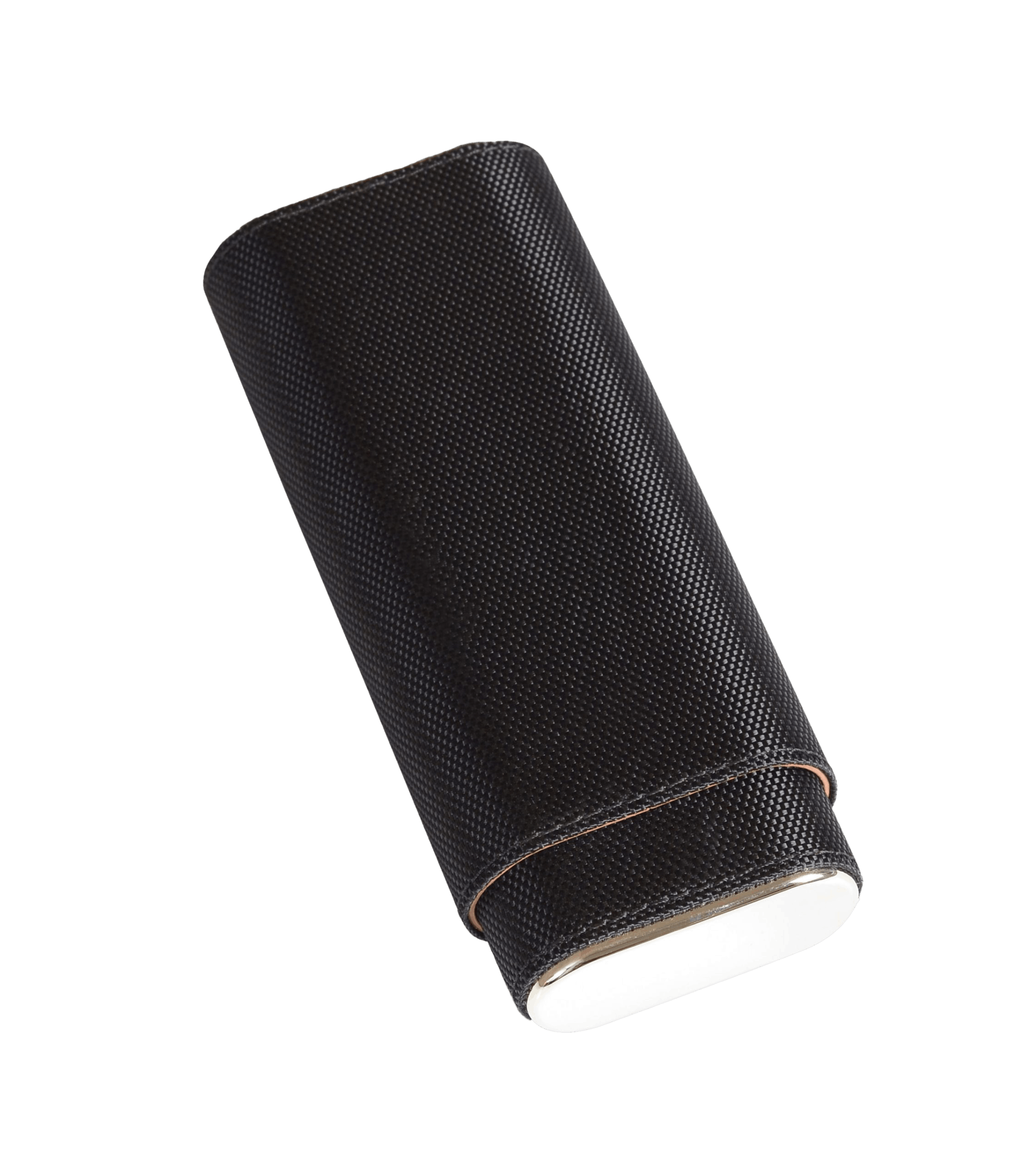 Silver Cigar Case (Black)