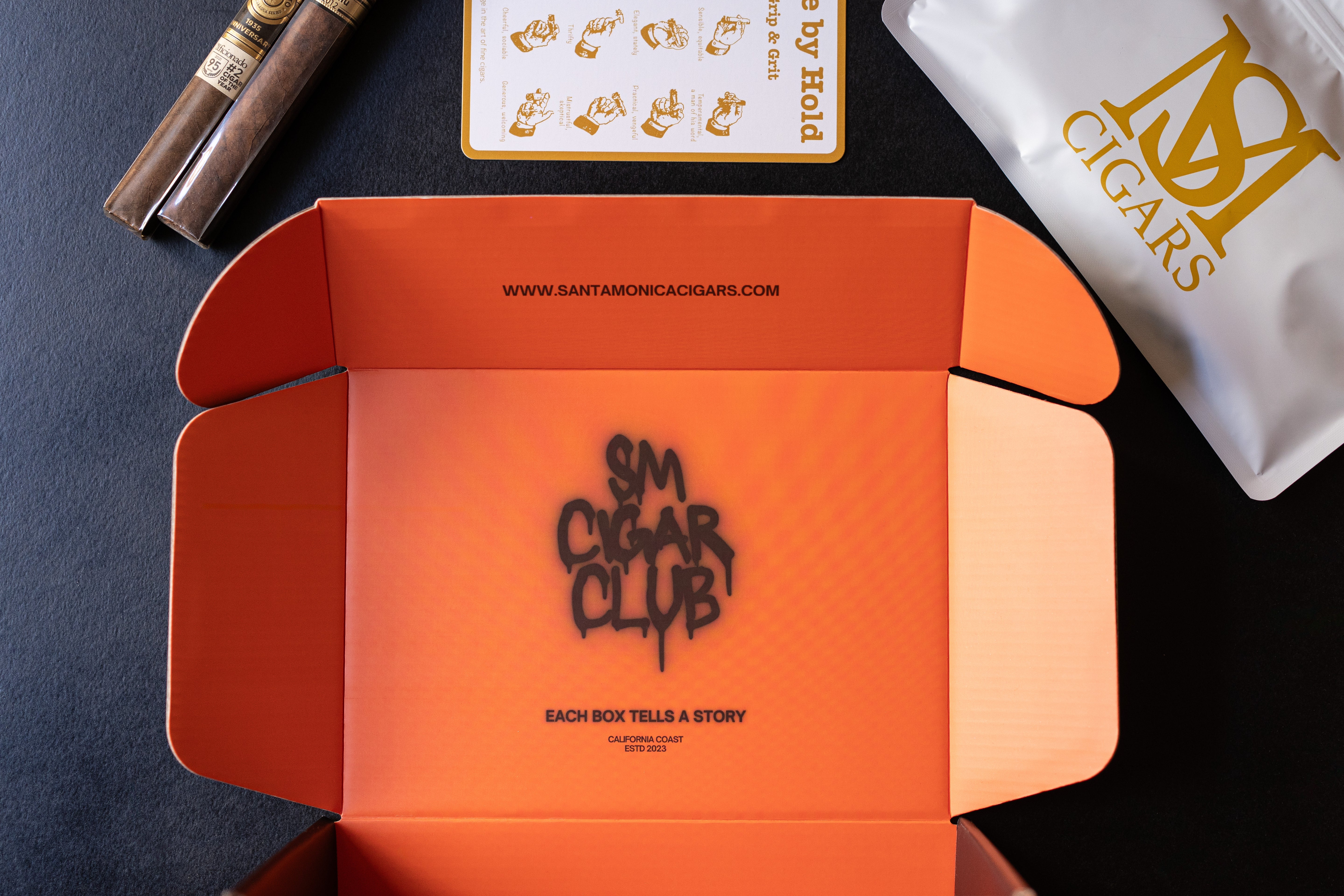 Fresh cigars prepared for monthly delivery