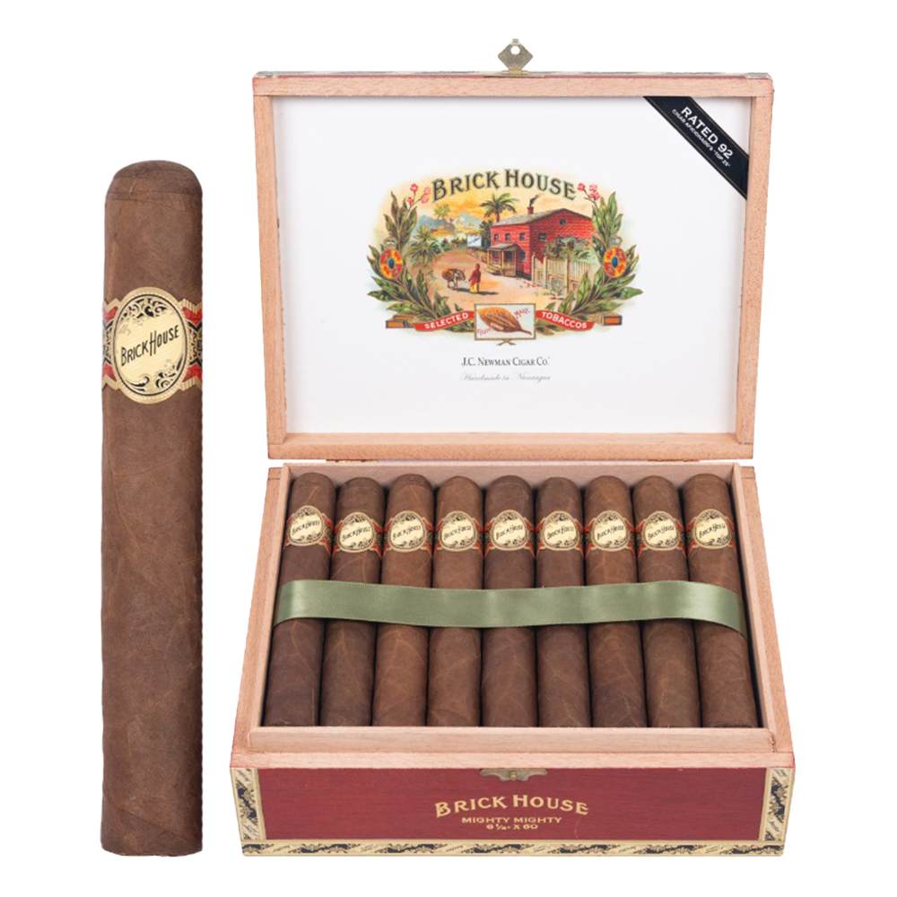 Brick House Mighty Mighty Classic 6¼ × 60 cigar with Ecuadorian Havana wrapper by J.C. Newman – Santa Monica Cigars