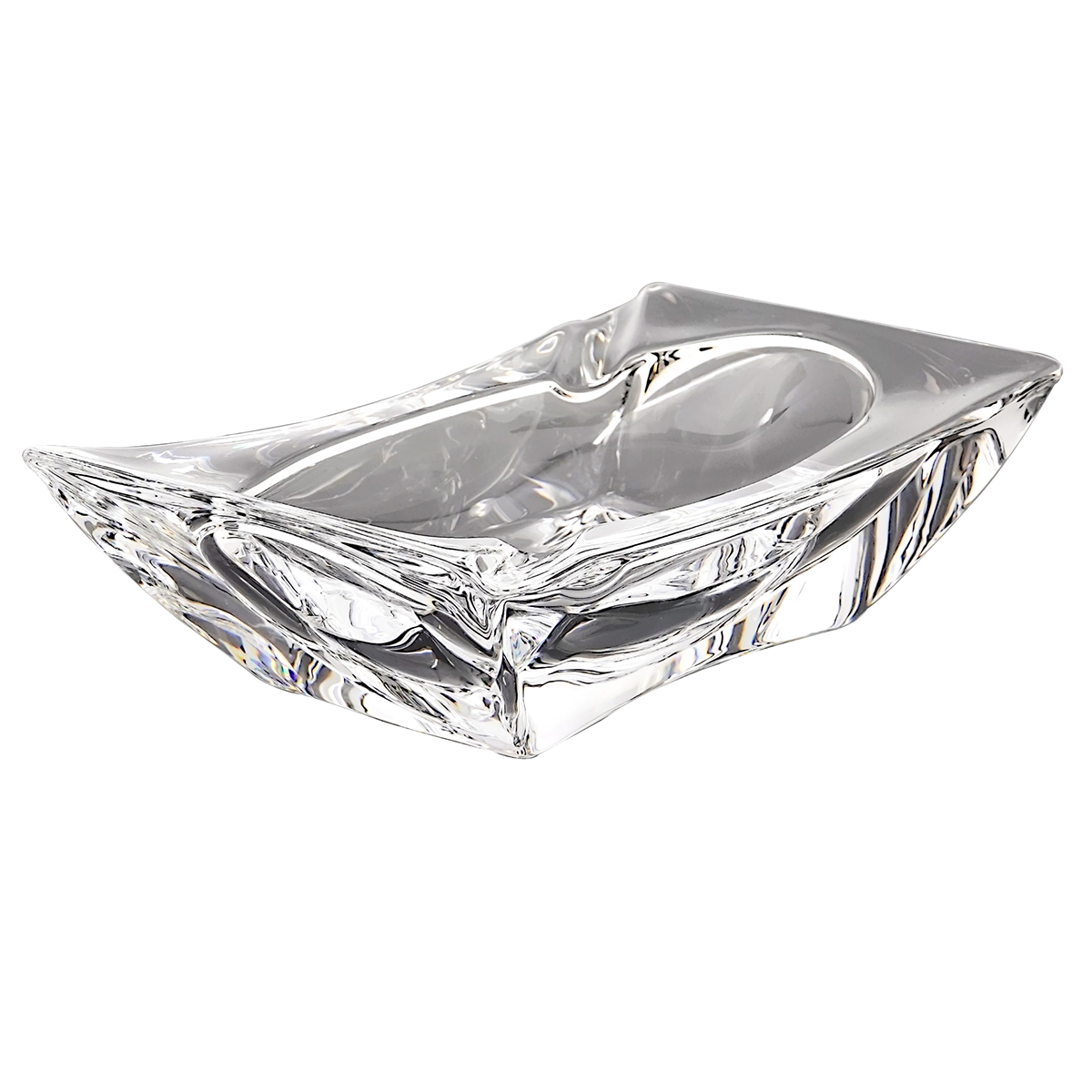 Art Deco Crystal Ashtrays