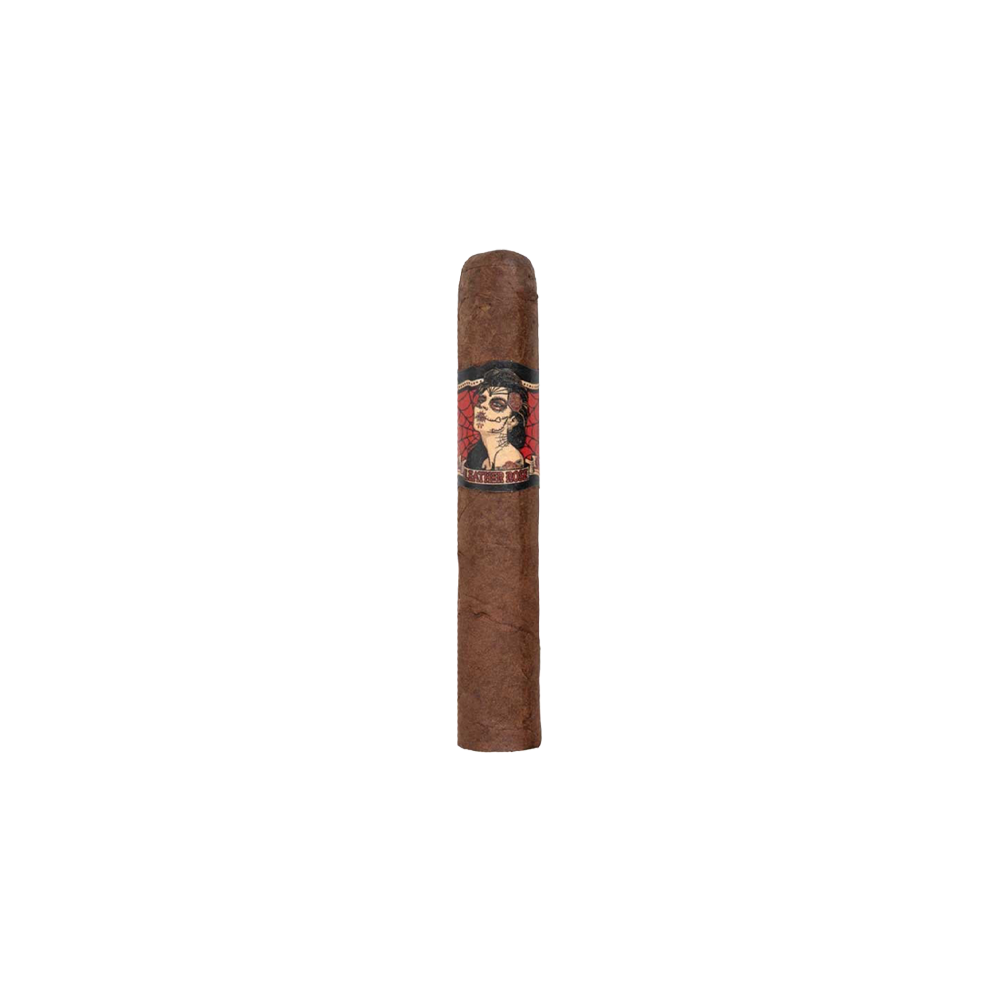 Deadwood Leather Rose Petite Corona Drew Estate cigar, alternate view