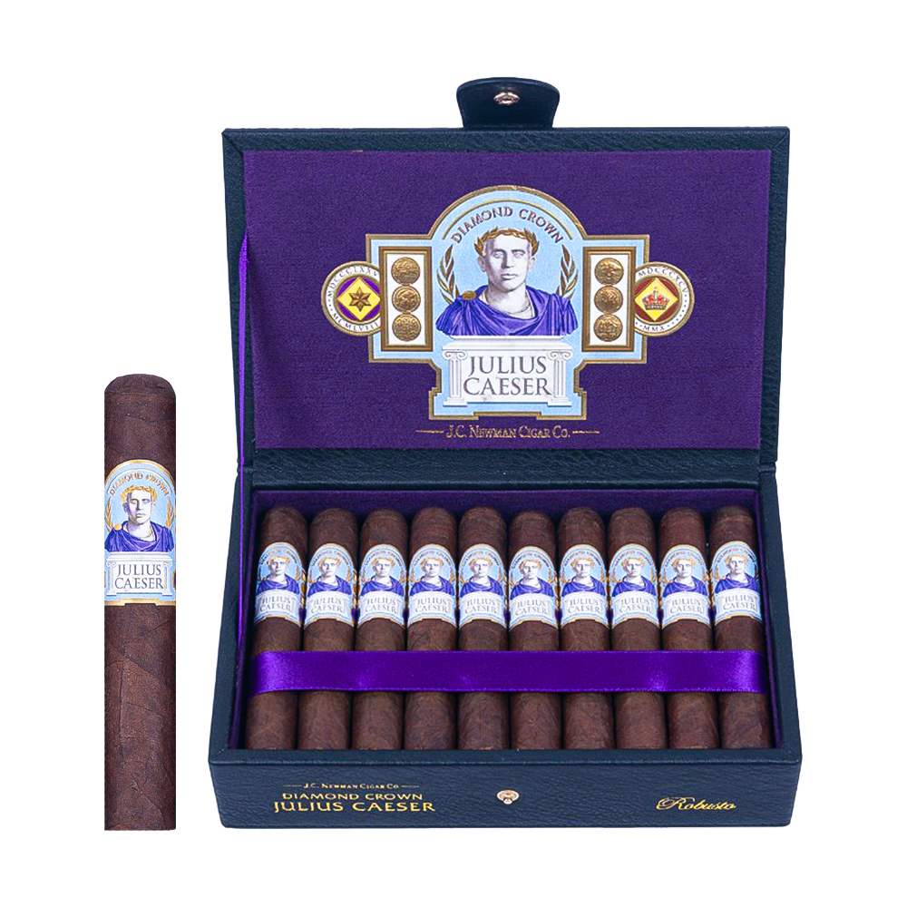 Diamond Crown Julius Caeser Robusto 4.7 × 52 cigar with Ecuadorian Havana wrapper – Santa Monica Cigars