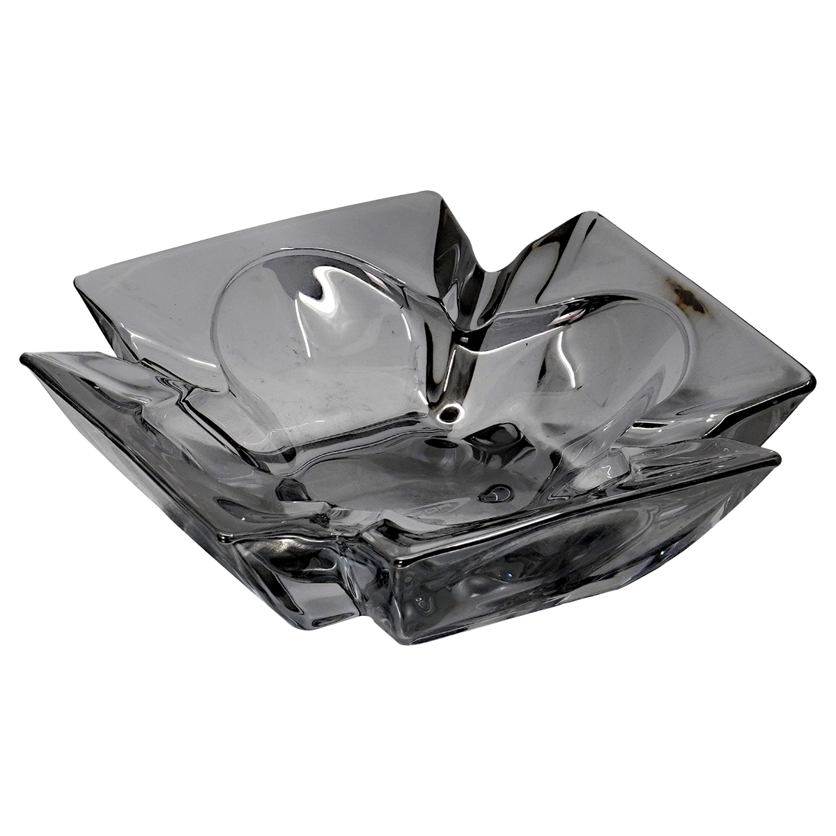 Art Deco Crystal Ashtrays