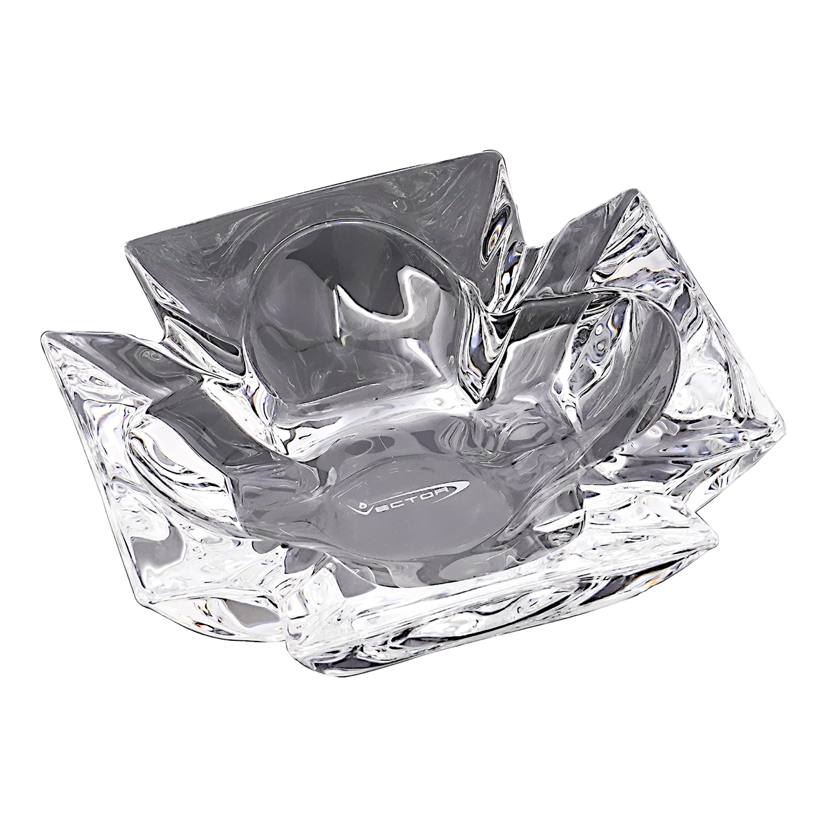 Art Deco Crystal Ashtrays