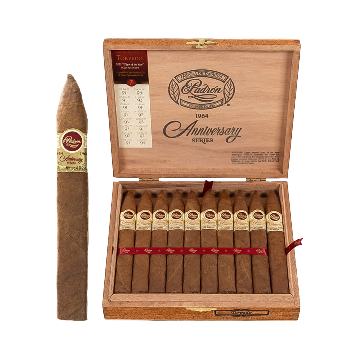 Padron 1964 Anniversary Torpedo Natural