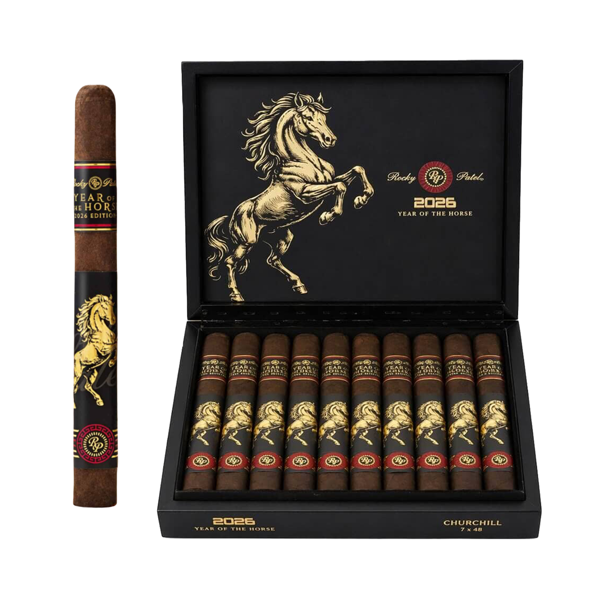 Rocky Patel Year of the Horse Churchill box of 10 cigars