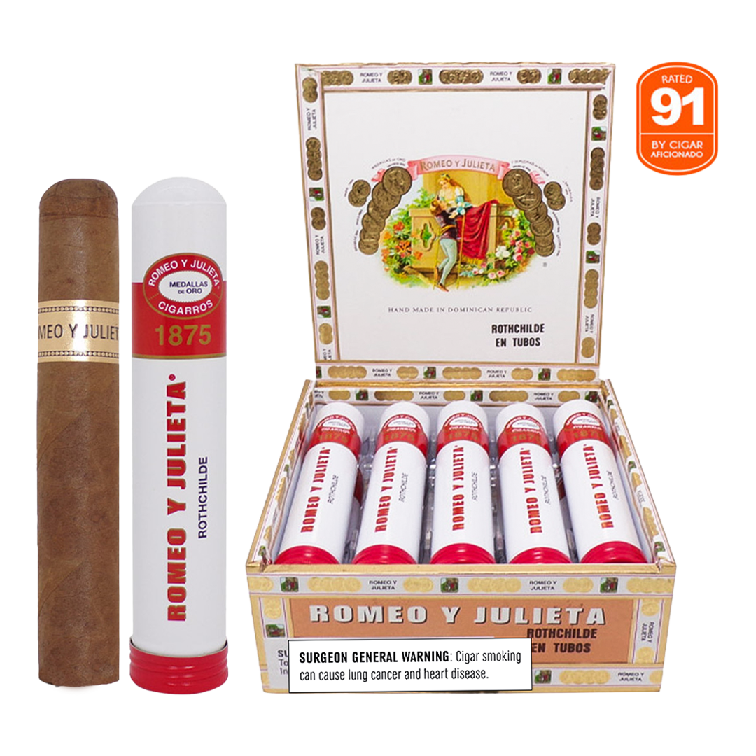 Romeo Y Julieta 1875 Rothchild En Tubos