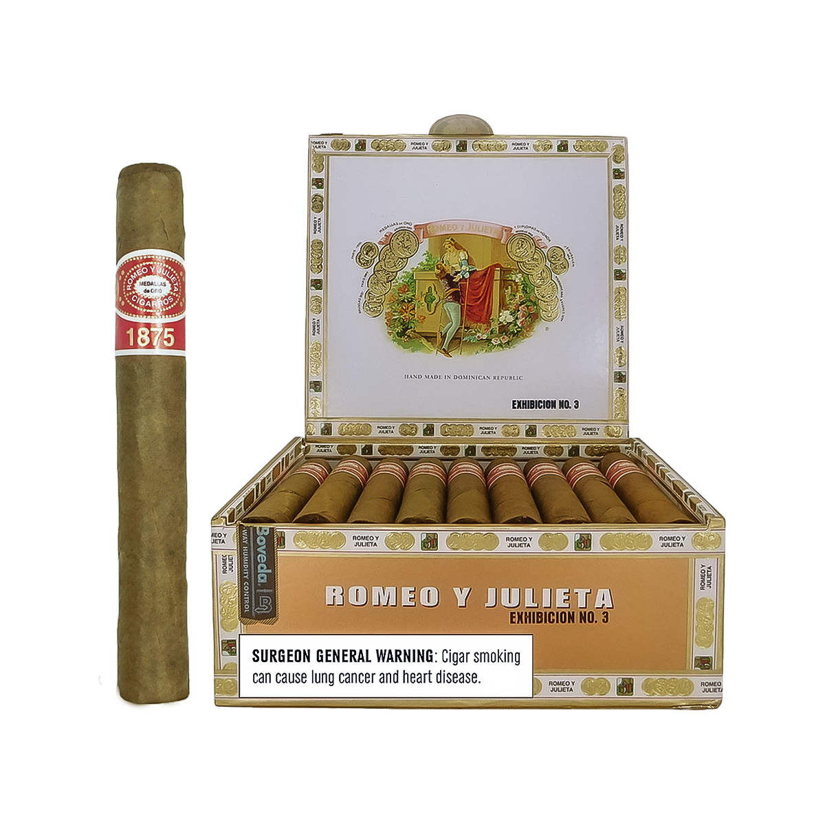 Romeo y Julieta 1875 Exhibicion No. 3