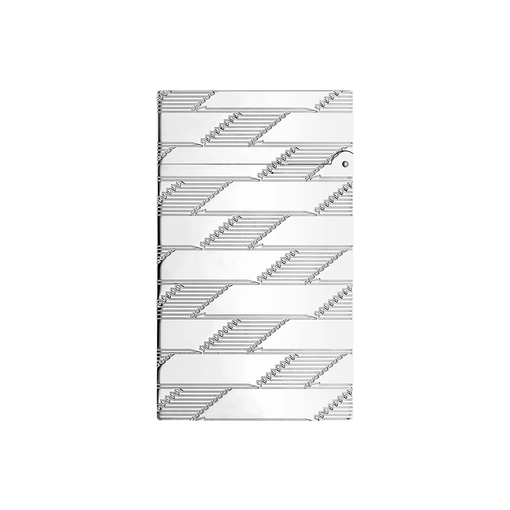 S.T. Dupont Ligne 2 Guilloche Silver Luxury Cigar Lighter