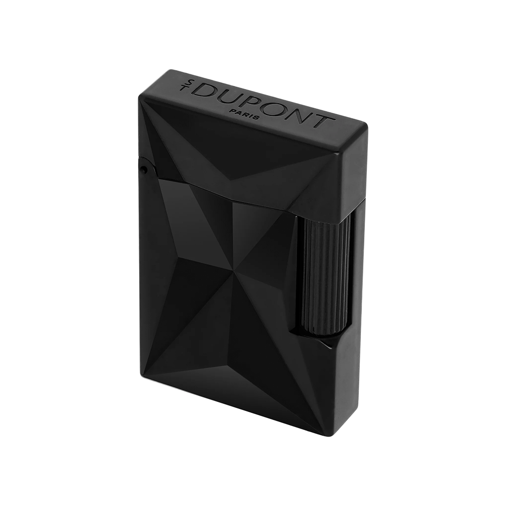 S.T. Dupont Ligne 2 Small Fire X Black Luxury Cigar Lighter with Premium French Craftsmanship