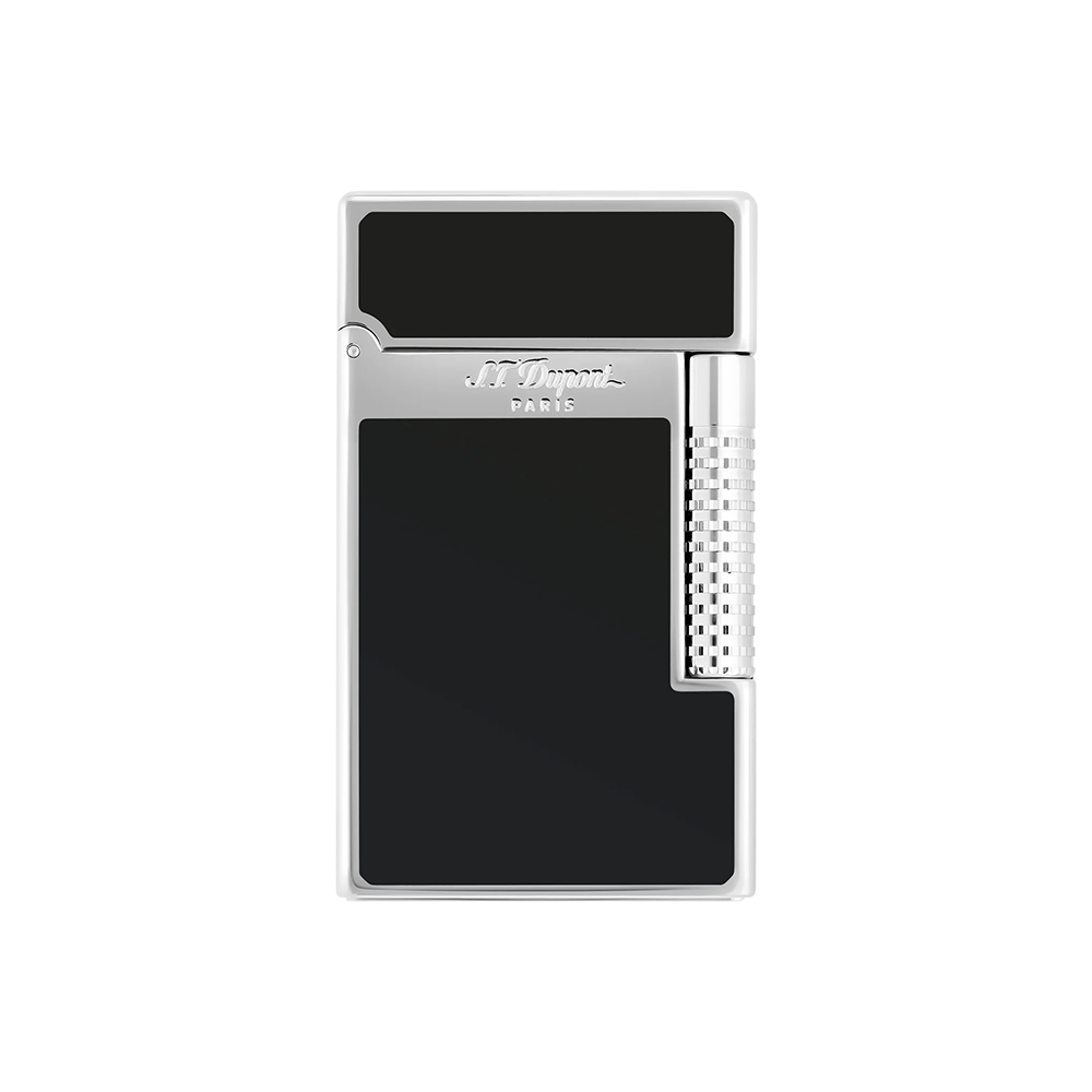 S.T. Dupont Le Grand Cling Black Palladium Luxury Cigar Lighter with Dual Flame Ignition and Premium French Craftsmanship