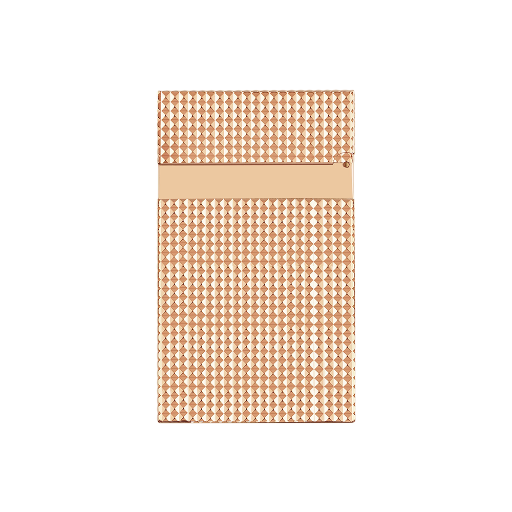 S.T. Dupont Ligne 2 Rose Gold Diamond Head Luxury Cigar Lighter