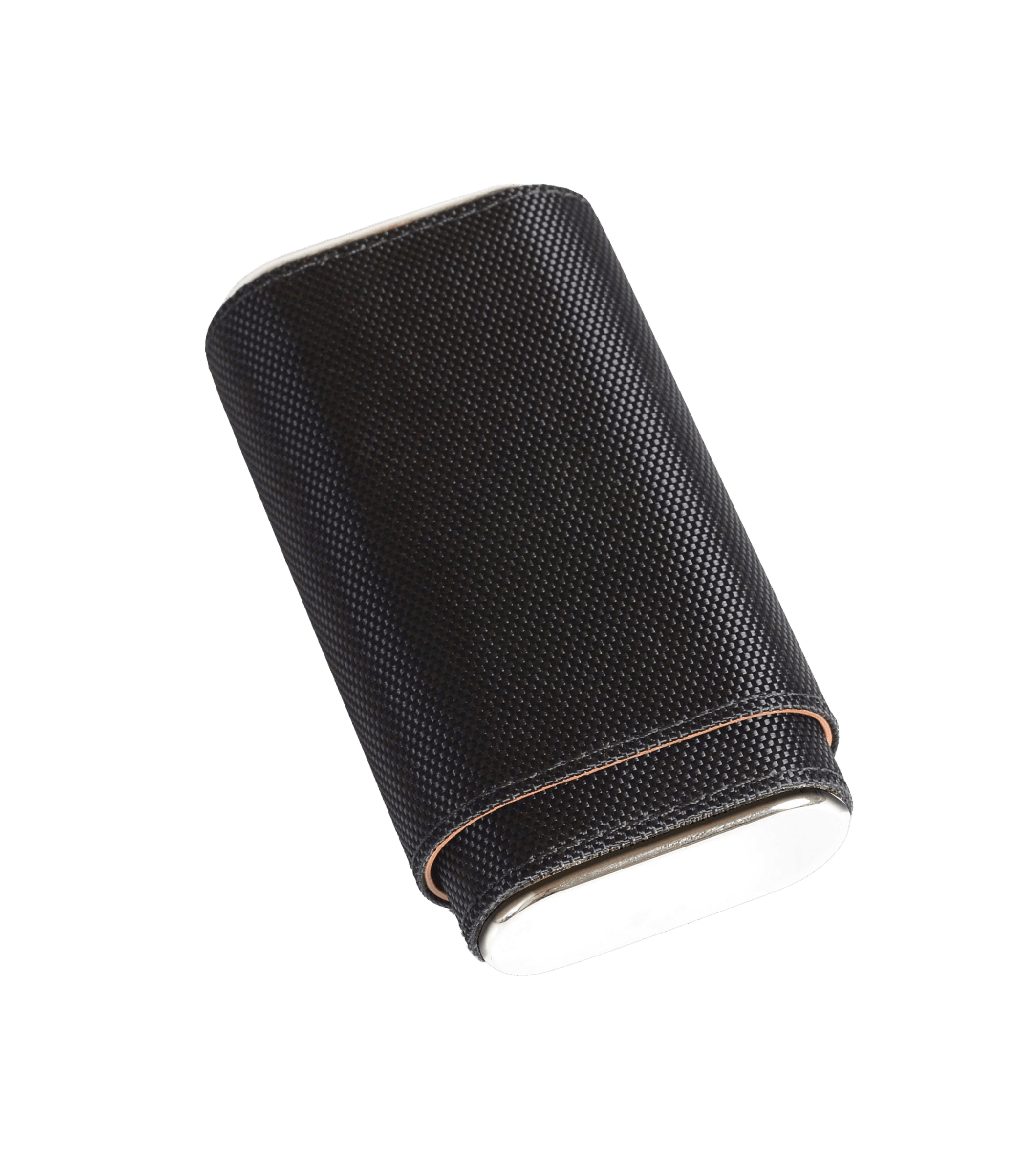 Silver Cigar Case (Black)