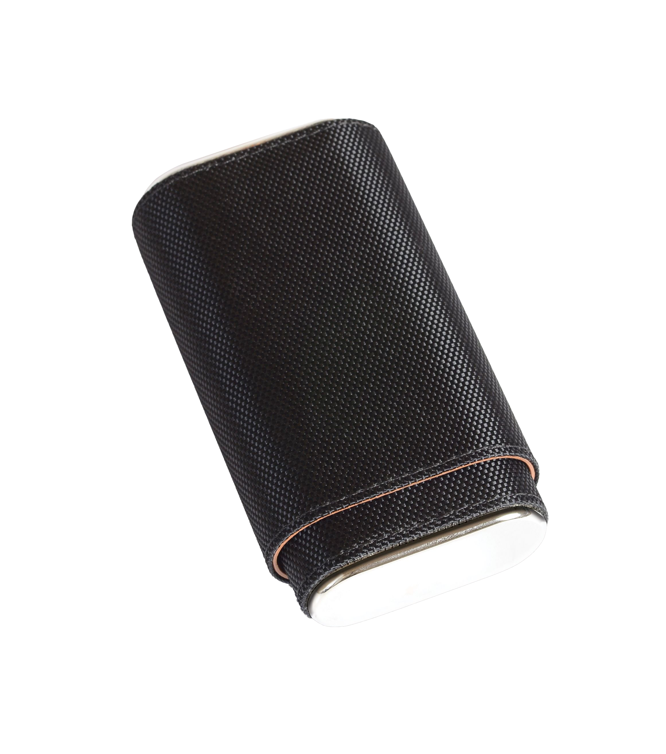 Silver Cigar Case (Black)