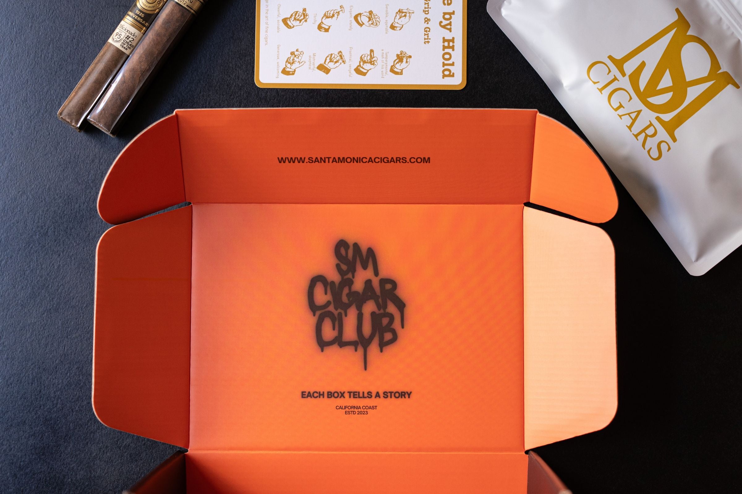 Fresh cigars prepared for monthly delivery
